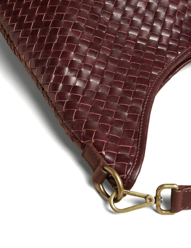 BOLSO TRENZADO MARRÓN