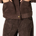 BROWN CORDUROY JACKET