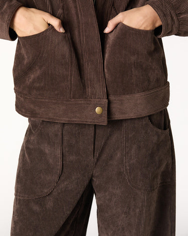 BROWN CORDUROY JACKET