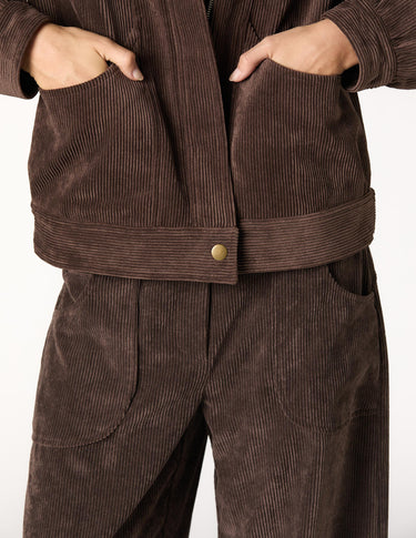 BROWN CORDUROY JACKET