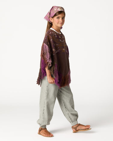 EMBROIDERED PONCHO