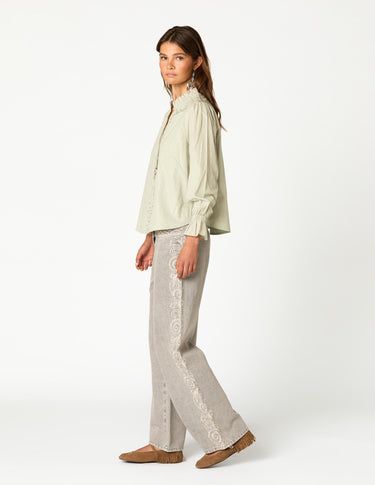 CAMISA TACHAS SAGE