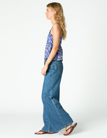 WAVE PRINT CAMISOLE TOP