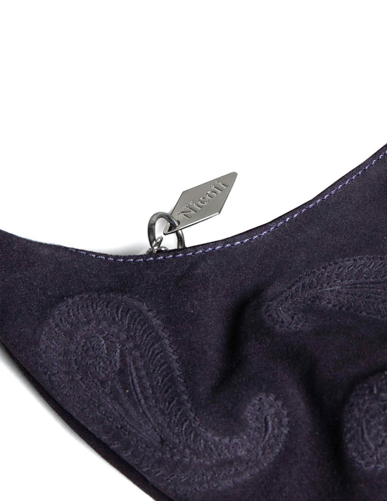 MOOR PAISLEY SUEDE BAG
