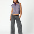 OVERCAST PLEATS T-SHIRT