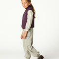 CHALECO CUELLO VUELTO PLUM