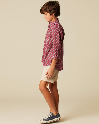 MULBERRY LEAF BUTI SHIRT