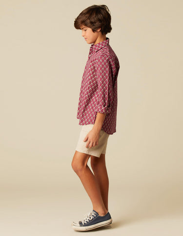 MULBERRY LEAF BUTI SHIRT