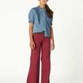 INDIAN RED POCKET TROUSERS