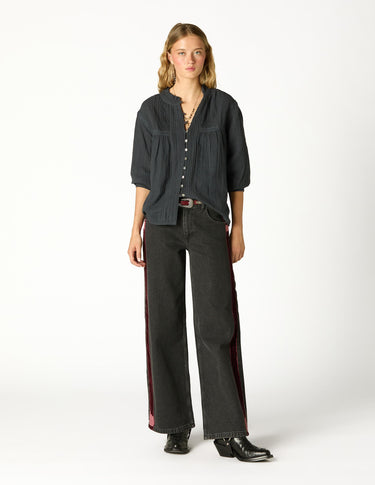 PANTALÓN CINTA TERCIOPELO BLACK