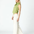 BUTTON-UP T-SHIRT DIAGONAL PICKLE