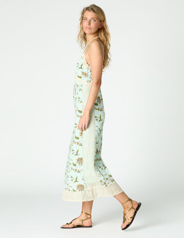 INDIAN SWIPE PRINT DRESS