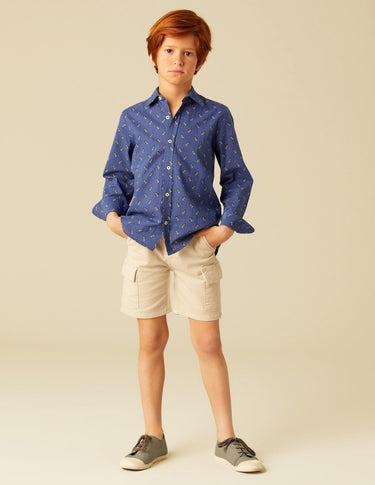 BLUE LEAF SHIRT