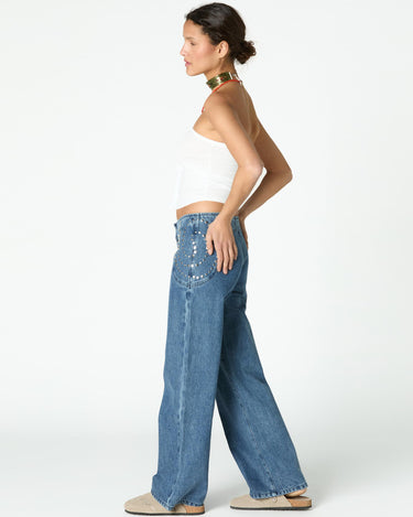 ASYMMETRIC RUCHED WHITE T-SHIRT
