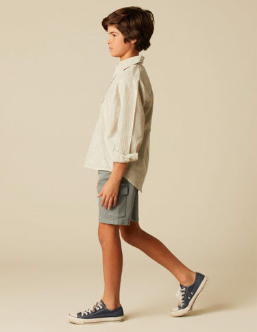 FRENCH STRIPES GREY SHIRT