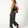 CHALECO PUNTO MIX MARRON
