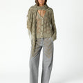 SHAWL SHINY KNIT INCENSE