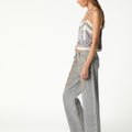 VINTAGE LACE TOP IRON GREY