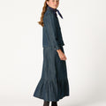 FALDA DENIM VOLANTE