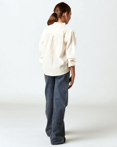 WIDE LEG DENIM PANTS