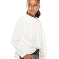Raw yoke shirt