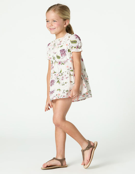 INDIAN PRINT CAPPUCCINO DRESS