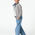 IRON GREY KNITTED CARDIGAN WITH BUTTONS