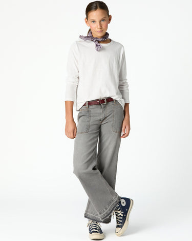 WHITE LONG SLEEVE T-SHIRT