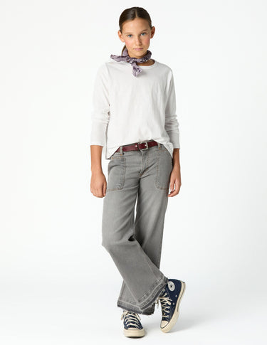 WHITE LONG SLEEVE T-SHIRT