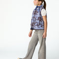 VINTAGE PRINT ANILINE BLUE VEST