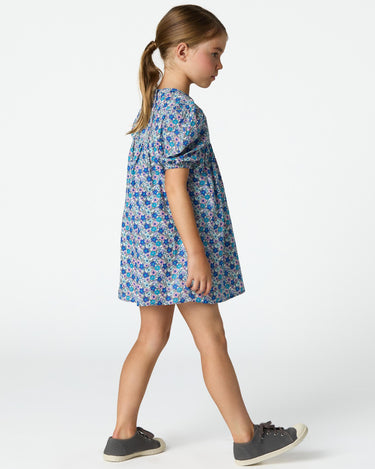 DITSY PRINT DRESS BLUE