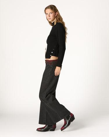 JERSEY CANALE BOTONES BLACK