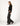 BLACK BUTTON RIBBED SWEATER