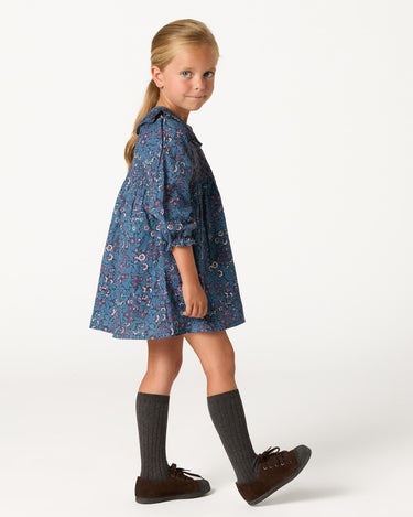VESTIDO NIDO NIGHT GARDEN BLUE