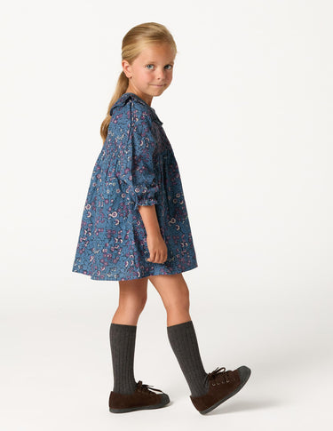 VESTIDO NIDO NIGHT GARDEN BLUE