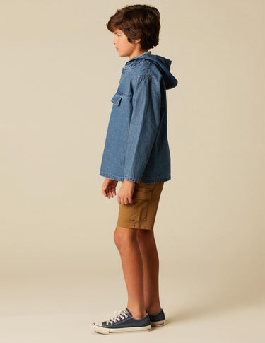 DENIM SWEATSHIRT