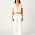 PANTALON DENIM CONCHAS