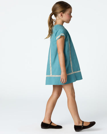 LACE STRAP DRESS POND