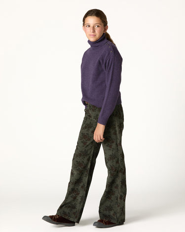 PENSÉE BUTTON TURTLENECK SWEATER