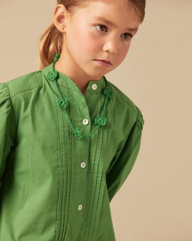 GREEN SHIRT GATHERS
