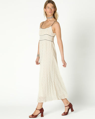 ECRU LACE DRESS