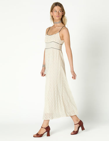 ECRU LACE DRESS