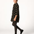 ANTHRACITE FLOWER DRESS
