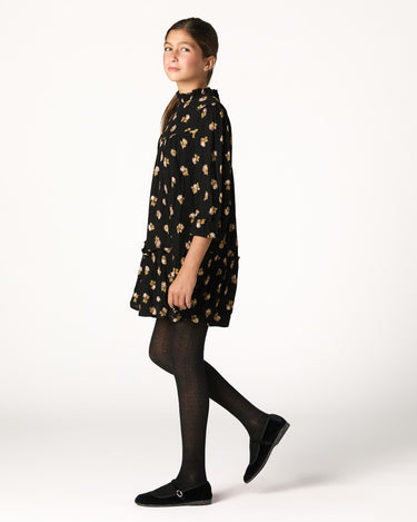 ANTHRACITE FLOWER DRESS