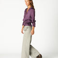 PANTALÓN DENIM TAPETA TACHAS LIGHT GREY