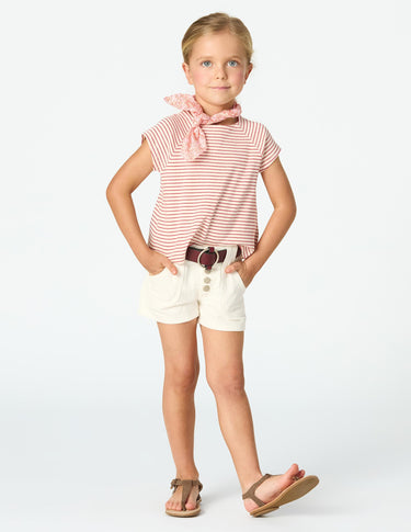 RED STRIPE T-SHIRT