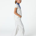 White denim pocket trousers