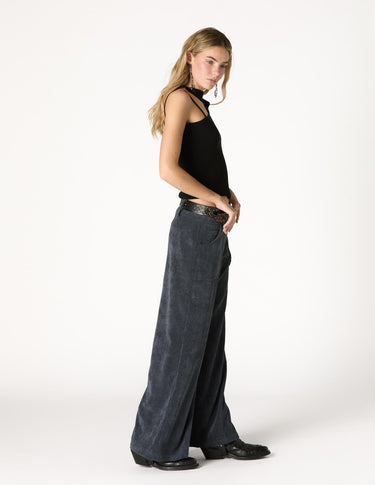 BLACK ASYMMETRICAL TOP