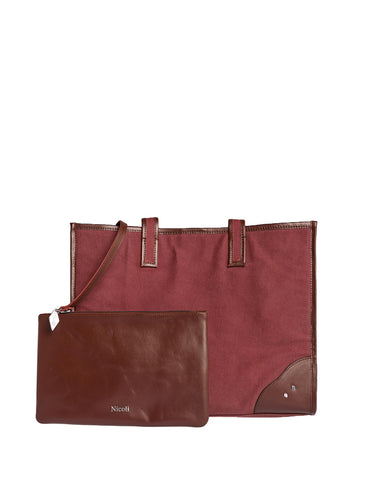 BORDEAUX TWILL STUDENT BAG