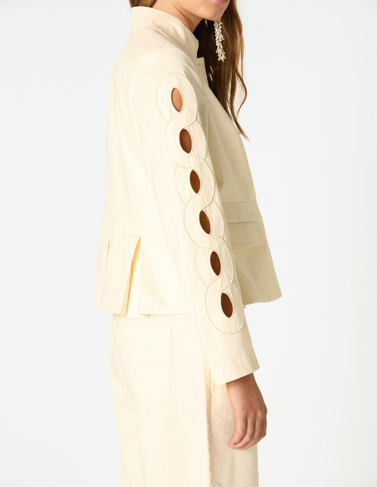 BLAZER EIGHTHS ECRU